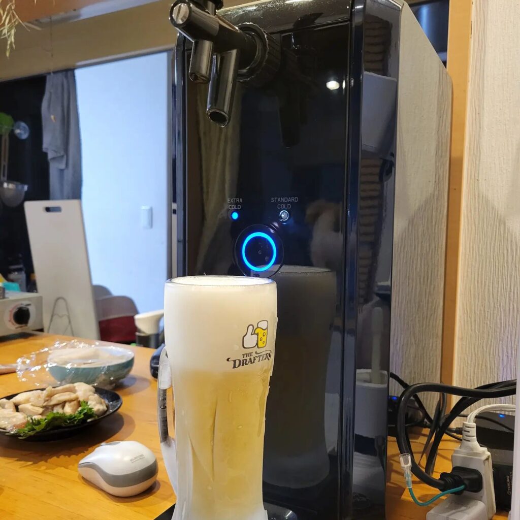 キンキンに冷えた生ビール